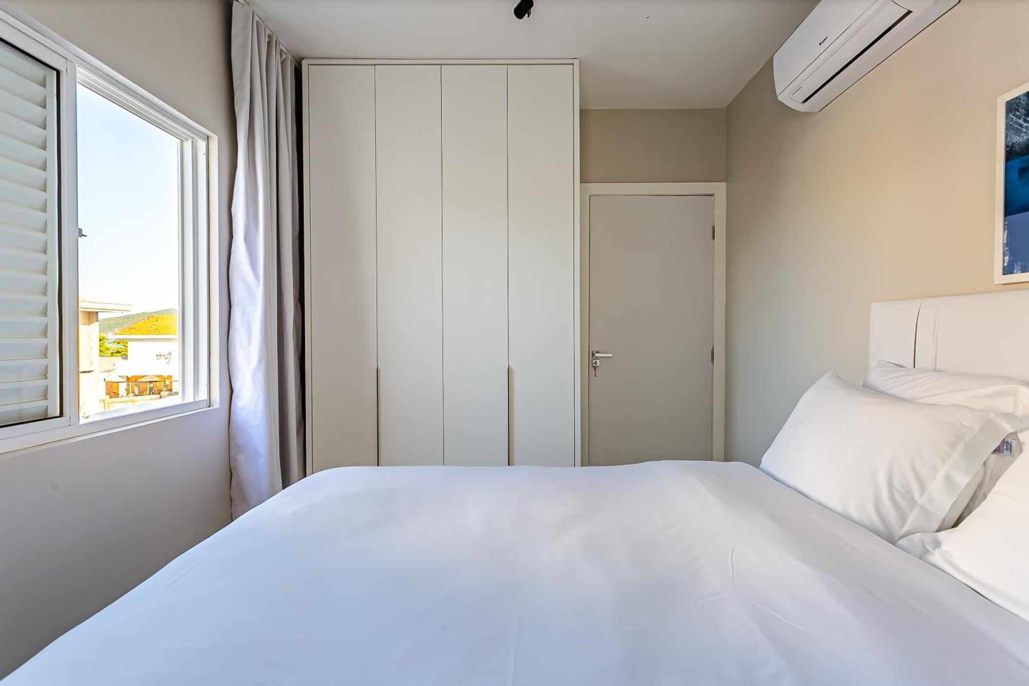 Predio Com Apartamentos Completos, Com Piscina E A Passos Da Praia - Agua Marinha Флорианополис Экстерьер фото