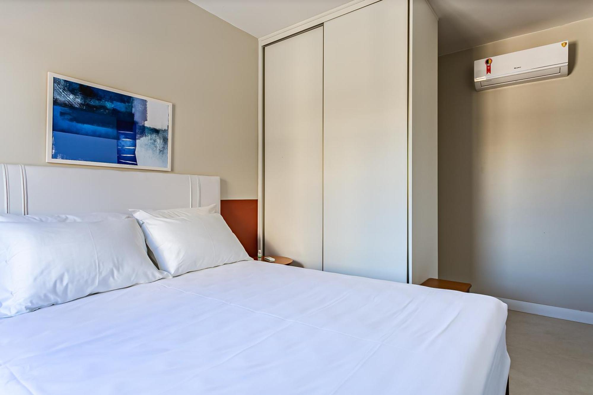 Predio Com Apartamentos Completos, Com Piscina E A Passos Da Praia - Agua Marinha Флорианополис Экстерьер фото